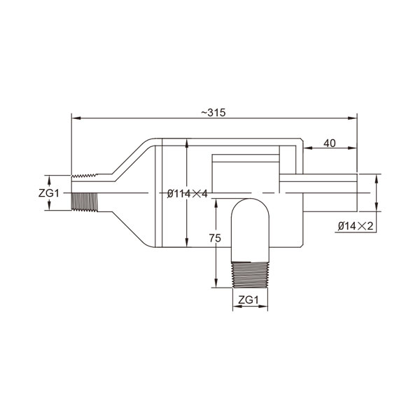 XYP-FG14型旋風(fēng)除塵器